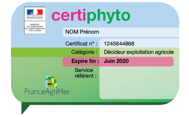 Certiphyto Carte